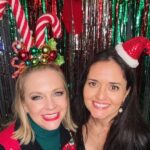 Danica McKellar Instagram – Which hat describes you best at Christmas time? Left or right? 😁
.
.
When you don’t *quite* understand the assignment at your friend’s Christmas party. 😅🥰 Thank you @melissajoanhart for a magical, Christmassy time, and we’ll both look forward to seeing YOU all at @thats4ent ‘s Christmas Con *this* weekend in New Jersey! 🎄🎅❤️☃️🎬