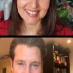 Danica McKellar Instagram - What a fun Instagram Live with my charming costar @damonrun 🤗 Hear us talk BTS bloopers, why Damon's acting strategy to "lead with love" & more from our new movie #ARoyalDateForChristmas which premieres tomorrow night at 5pmPT/8pmET on @greatamericanfamily ! 👑❤️🎄🎬 . . . Listen to this like you would a podcast! And if you want to jump past the technical difficulties to where Damon is finally able to join 😅, scroll to around 8:40 min in. 🤗