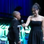 Danica McKellar Instagram – Happy 50th anniversary to @inventorshof! 🥂 (Tell me your favorite invention below! ⬇️) I was truly honored to host the National Inventors Hall of Fame Induction Ceremony on Thursday – with Mo Rocca this time – to celebrate brilliant minds behind some of the world’s most groundbreaking inventions at “The Greatest Celebration of American Innovation.” 🤗 
.
.
Swipe through for pics and a video my husband took of me on stage 😋 – just a small sampling of the night. And a video I grabbed of amazing wheelchair-bound US Army veteran Rory Cooper ballroom dancing with his wife…💃👩‍🦽 and guess what? He just so happens to be the inventor of the lightweight wheelchairs (plus all sorts of adaptations he masterminded) that allows this kind of mobility – he began by building prototypes in his mom’s auto repair shop when he returned from serving back in the early 1980’s. 🤗🇺🇸 For more stories like this and also those of fellow inductees like Lynn Conway, Marjorie Stewart Joyner, and Lonnie Johnson (swipe for a pic of us!), check out invent.org. 🙌
.
.
From the youngest innovators (see slide with me & little Jalani on stage and then with his family at the after party!) to the most accomplished, it’s inspiring to see how @inventorshof supports every step of the innovation journey. It was a privilege to help celebrate 50 amazing years of this nonprofit along with @uspto and to see the full circle of its impact, starting with invention education programs for kids like @CampInvention – which Jalani participated in last summer. 🥰 I encourage you to check out @inventorshof and @campinvention. 🔬
.
.
Now tell me, what’s your favorite invention of all time?? Maybe something you use every day and maybe that we all take for granted? 😁 
.
.
.
#NIHF2023 #NIHF #NIHF50Years #Innovation #HallOfFame #InventionEducation #STEMEducation #CampInvention