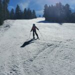 Danica McKellar Instagram - Love making memories with my growing teenager! And swipe to the end for my life hack for aging knees after a full day on the slopes. 😅 . . Not even moving away from California could stop our tradition of skiing in Big Bear together. Been doing this with Draco since he was 4 years old. 🥲 Neither of us are speedsters, but we love it so!! . . What are some family traditions you've held onto over the years?? 🤗