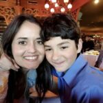 Danica McKellar Instagram - Happy Mother's Day!! Here are a couple shots from a Mother's Day spent together (I'm up in Canada on my @greatamericanfamily movie this year!). And a few shots of my beautiful, supportive mother and also my cherished experience *as* a mother for the last nearly 14 years. 💕💕 . . Yes, that's my sister popping her head up in the second shot (and yes, she played Becky Slater in The Wonder Years. 😁) And yes, that's me & Draco in Bob Ross wigs, painting - one of our lockdown activities in 2020. 🙃 . . For many, I know this holiday isn't easy (for a variety of reasons), so I am sending extra love and prayers to you all. 💕💐🌷 And a big mama hug from me!! 🤗