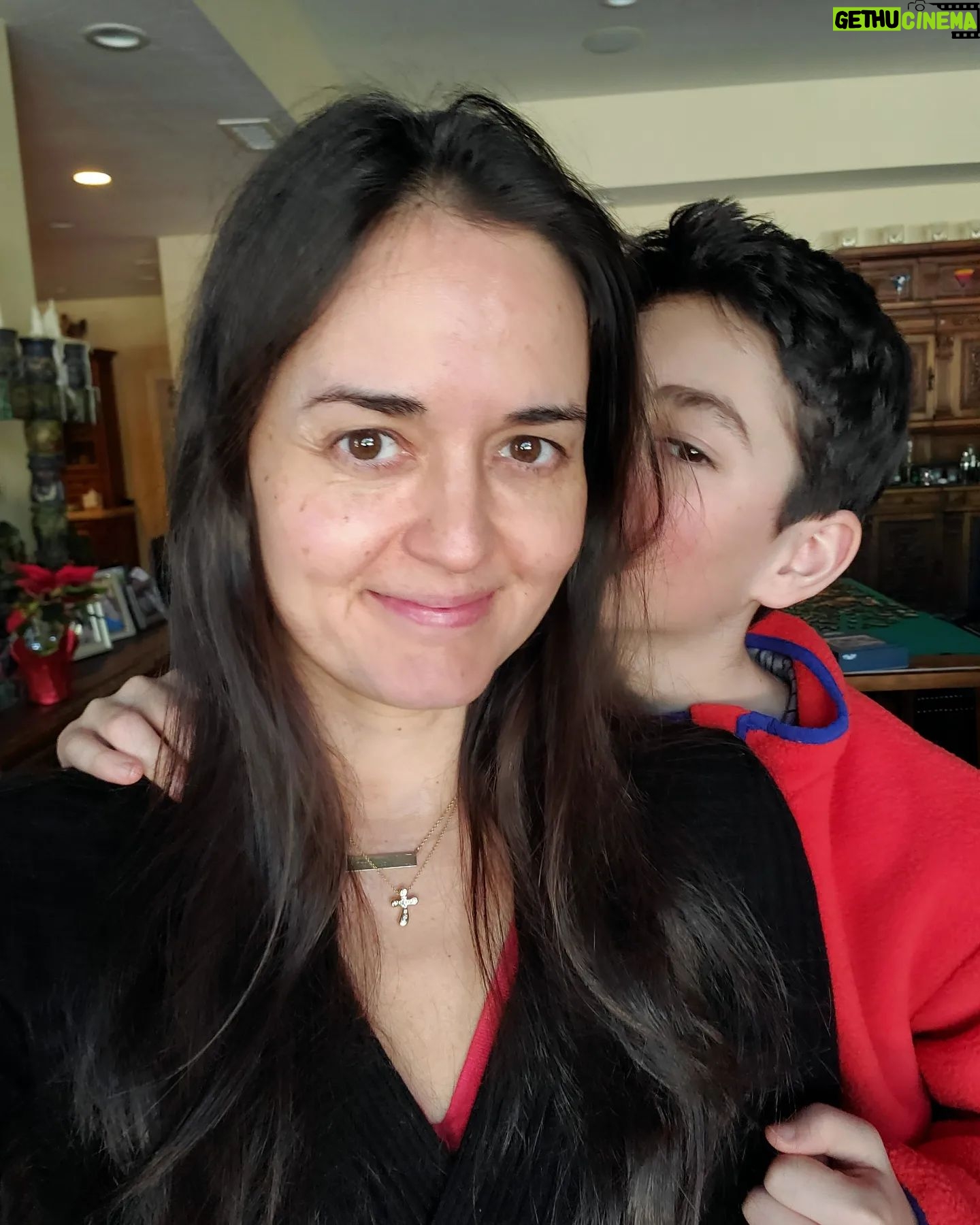 Danica McKellar - 30.1K Likes - No makeup, no filter, just standing in front of a window taking a birthday selfie for you... and getting the best "interruption" ever. 🥰 #ThisIs49 #ilovebeingamommy
.
.
Happy New Year, everyone!! Let's make it a year of renewed commitment to taking care of ourselves - lots of water, healthy food, moderate exercise - nothing crazy, just all the things we know are good to do. Because you know what? When we take care of our bodies, our bodies take care of us - including our mood! It's a great investment in ourselves - and you are worth the effort!! 🤗 (I'll be doing more yoga and stretching this year - it feels SOOO good and it so important for our bodies to function properly - link in my bio for my yoga DVD, "Daily Dose of Dharma." ❤️)
.
.
On the spiritual side of things, continuing my faith journey, this year I'll be reading the Bible all the way through for the second time, using @thebiblerecap - it's not too late to join me, for anyone who's interested. 🙏
.
.
Sending you all the love in the world - Happy New Year! 🌟🎉