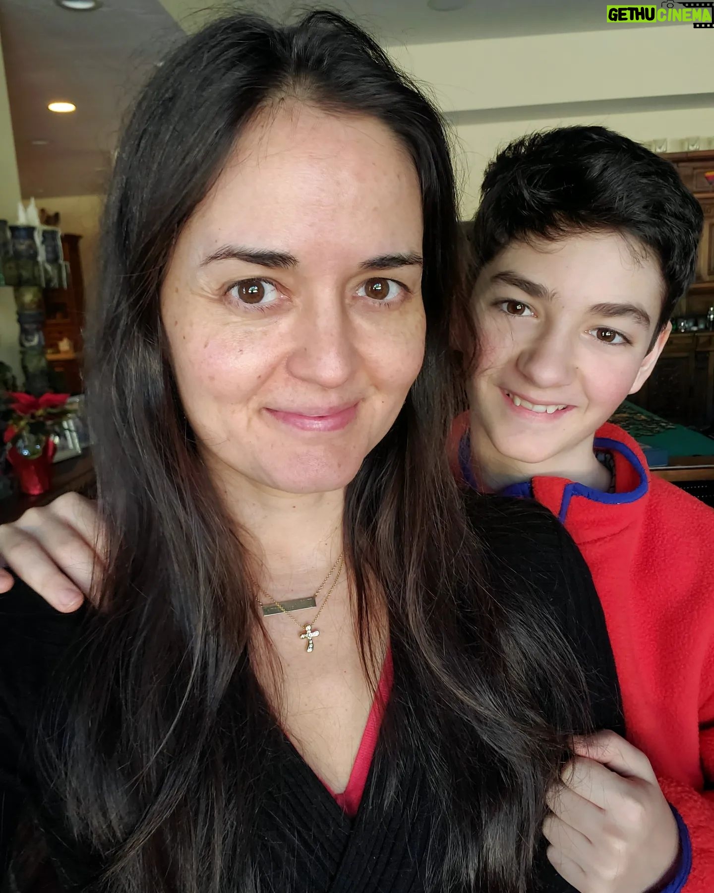 Danica McKellar - 30.1K Likes - No makeup, no filter, just standing in front of a window taking a birthday selfie for you... and getting the best "interruption" ever. 🥰 #ThisIs49 #ilovebeingamommy
.
.
Happy New Year, everyone!! Let's make it a year of renewed commitment to taking care of ourselves - lots of water, healthy food, moderate exercise - nothing crazy, just all the things we know are good to do. Because you know what? When we take care of our bodies, our bodies take care of us - including our mood! It's a great investment in ourselves - and you are worth the effort!! 🤗 (I'll be doing more yoga and stretching this year - it feels SOOO good and it so important for our bodies to function properly - link in my bio for my yoga DVD, "Daily Dose of Dharma." ❤️)
.
.
On the spiritual side of things, continuing my faith journey, this year I'll be reading the Bible all the way through for the second time, using @thebiblerecap - it's not too late to join me, for anyone who's interested. 🙏
.
.
Sending you all the love in the world - Happy New Year! 🌟🎉