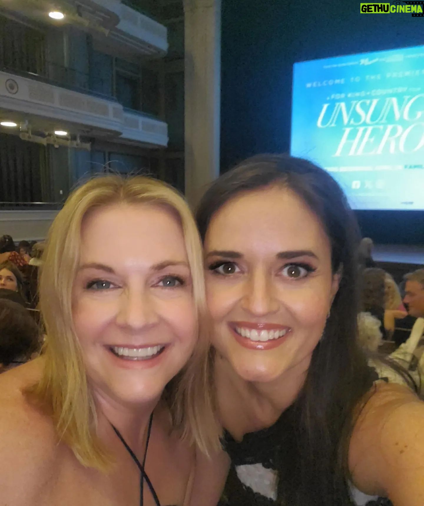Danica McKellar Instagram - What a night! Words can't describe how blown away and proud I am of my good friend and @greatamericanfamily sister @candacecbure for producing the incredible @unsungheromovie! What an incredible true story of @forkingandcountry 's family's humble beginnings in this country 30 years ago, and the power of community and faith in God that saw them through impossibly challenging times. "Family isn't in the way. Family is the way." π€ππ LOVED this movie! . . Do yourself a favor and make a plan to see this movie in theaters April 26th - you'll be uplifted and inspired!! . . 1. Me on the red carpet 2. With @candacecbure ! π 3. With my amazing husband β€οΈ 4. On the press line 5. Talking with @movieguide president extraordinaire, @tedbaehr! π¬ 6. With my good friend @melissajoanhart in the audience π€ 7. With my good friend @lauraosnes π€ 8. With my good friend @jen_lilley (so many good friends there!) π€ 9. Despite my stray hair π, maybe my FAVORITE selfie of me & @candacecbure π . . Have a beautiful week, everyone! π