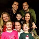 Danica McKellar Instagram - Happy New Year!! 🎉🌟 Feeling blessed to have spent it with family... in addition to my husband & son, my sister Crystal (yes she played Becky Slater on The Wonder Years 😁), both my brothers, my parents and also my niece & nephew. 🥰 . . Took some group shots... somehow my dad kept sinking into the chair and looking awkward, so we had some fun with that one. 😅 . . Sending love to you all for the new year ahead!! 🌟🎉 #2024