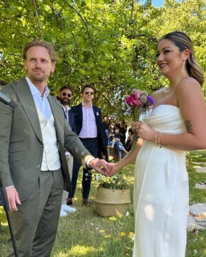 Daniela Castro Instagram - Matrimonio de azul. 💎💙🧿
