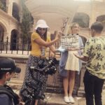 Daniela Luján Instagram - Hace unos días estuve en #Celaya y en #Salvatierra para la peli de mi buen amigo @luisfher.palatto les dejo un poquito de la experiencia y porfa no se pierdan a @gabrielcarbajal_actor con mi peluca jajajaja 📸 by: @alekzramon_photo