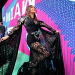 Daniela Luján Instagram - AMÉ mi vestido de @ceciliomodaoficial para los #mtvmiaw2023 la pasamos muy bien, verdad @marianabotasl y @segura_jessica ? 🥰