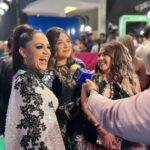 Daniela Luján Instagram - AMÉ mi vestido de @ceciliomodaoficial para los #mtvmiaw2023 la pasamos muy bien, verdad @marianabotasl y @segura_jessica ? 🥰