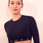 Daniela Melchior Instagram - About one of the few days in Austin for @roadhousemovie ✨ Saved the best for last. Swipe left for Corey Nickols @unicornfightclub amazing pictures for @imdb Wearing @loewe @theattico @aquazzura and @swarovski Styled by @nelly_goncalves Make up & hair @sarafonseca_makeup @sergiomotasoares #roadhousemovie