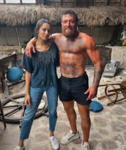 Daniela Melchior Instagram - Spoiler alert: things get messy around Glass Key. @roadhousemovie 21 March on @primevideo ⚡️⚡️