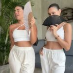 Daniela Melchior Instagram – My fan is my Stanley cup 🌡️🔥🫠