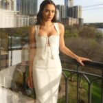 Daniela Melchior Instagram - A night to remember ✨ First time in Austin, first time in @sxsw for the premiere of @roadhousemovie 💥 Will never forget this atmosphere. Thank you everyone that was there, so grateful 🤍✨ #roadhousemovie 21 March on @primevideo Make up & hair @sarafonseca_makeup Wearing @monotofficial @aquazzura and @swarovski Styled by @nelly_goncalves @sergiomotasoares