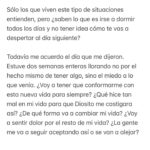 Daniela Nicolás Instagram – Cambiemos la forma en la que cada persona se ve a sí misma.
Vivir con una enfermedad crónica no me define como persona. 
Les dejé este mensajito hoy desde el fondo de mi corazón, espero que les ayude ♥️