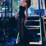 Daniela Ruah Instagram – Sometimes your dress needs a little fishnet and spikes… sometimes it needs a slit all the way up your leg… 
🤘🏽🤘🏽🤘🏽🤘🏽🤘🏽🤘🏽🤘🏽🤘🏽🤘🏽🤘🏽
Ás vezes o vestido precisa de rede e picos… outras vezes precisa de uma ganda racha pela perna acima…
🎸🎸🎸🎸🎸🎸🎸🎸🎸🎸
.
#hosting #apresentadora @ipma_awards #music #musica #bts #backstage #bastidores #feelinggood @nunobaltazardesigner @johnmedeirosjewelry