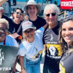 Daniela Ruah Instagram - Today was strong and necessary. To all the @iatse & @dga members and supporters of @wgastrikeunite & @sagaftra I am so grateful to have walked alongside all of you today. Saw so many people I have loved for over 14 years coming together again in strength ♥️ . Hoje fomos com força e necessidade. Aos membros do #iatse e #dga e apoiantes da greve de escritores e artistas em frente das câmaras, tenho muito orgulho por ter andado lado a lado convosco hoje. Vi tanta gente que adoro há mais de 14 anos a juntarem-se mais uma vez com força ♥️ #unite #strike #sagaftra #wga
