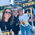Daniela Ruah Instagram - Today was strong and necessary. To all the @iatse & @dga members and supporters of @wgastrikeunite & @sagaftra I am so grateful to have walked alongside all of you today. Saw so many people I have loved for over 14 years coming together again in strength ♥️ . Hoje fomos com força e necessidade. Aos membros do #iatse e #dga e apoiantes da greve de escritores e artistas em frente das câmaras, tenho muito orgulho por ter andado lado a lado convosco hoje. Vi tanta gente que adoro há mais de 14 anos a juntarem-se mais uma vez com força ♥️ #unite #strike #sagaftra #wga