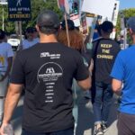 Daniela Ruah Instagram - Today was strong and necessary. To all the @iatse & @dga members and supporters of @wgastrikeunite & @sagaftra I am so grateful to have walked alongside all of you today. Saw so many people I have loved for over 14 years coming together again in strength ♥️ . Hoje fomos com força e necessidade. Aos membros do #iatse e #dga e apoiantes da greve de escritores e artistas em frente das câmaras, tenho muito orgulho por ter andado lado a lado convosco hoje. Vi tanta gente que adoro há mais de 14 anos a juntarem-se mais uma vez com força ♥️ #unite #strike #sagaftra #wga