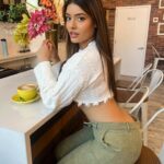 Daniella Salvi Instagram – Caught sippin ☕️ @revolve