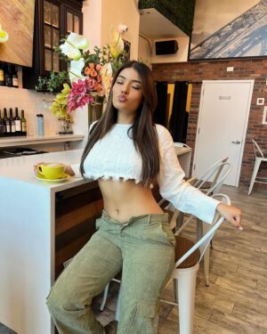 Daniella Salvi Instagram - Caught sippin ☕️ @revolve
