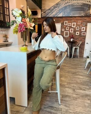 Daniella Salvi Instagram - Caught sippin ☕️ @revolve