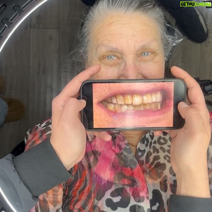 Daniella Taylor Instagram - my🫀! grandma T is the IT girl …she’s been waitinggggg for the day to get veneers & it finally happened! never seen her take so many selfies we have @encinodentalsmile to thank!