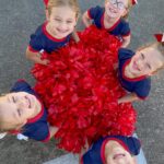 Danielle Busby Instagram - Game Day for my little Junior Cheerleaders 💙❤️Can’t wait to see them dance on the @houstontexans field !