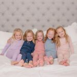 Danielle Busby Instagram - I member those days when the quints used to be all cuddly and in cute matching pjs after bath…. Now after bath…They are like some wild cats wearing some of my old tshirts as their pjs! #momofmultiples #mamalife #girlmom #itsabuzzworld #outdaughtered