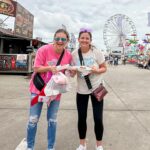 Danielle Busby Instagram - We had a fun Mom Daughter day at @rodeohouston ! Lots of pictures, lots of animals, lots of rides, lots of food and of course HAD to try the fried Oreo !! #funday #girlmom #rodeohouston #itsabuzzworld