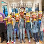 Danielle Busby Instagram - Happy Halloween 👻 This was our first Halloween that was diff for us! No really traditional Busby matching theme😢 Blayke wanted to be off with her friends and match them, and the quints dressed up with their besties in all minions (it was pretty hilarious watching them run house to house trick or treating). Then @adambuzz surprised the girls with his blow up Minion (which I couldn’t take him serious all night 🤪) ..and then there was… me..😏..#thatmom that was lame and left out and all alone to just be ‘that quint mom’ LOL! All in all, we had a blast last night and I treasure these little moments of joy and laughter !! #itsabuzzworld #halloween #outdaughtered