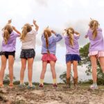 Danielle Busby Instagram - What and epic 9th Birthday to remember! Quints turned 9 on Monday, same day the solar eclipse happened. It really was an amazing experience to be out in the country with an open sky witnessing it go from daylight to, darkness, to day light all in 4 minutes! Core memory made this day! Happiest of birthdays to my Ava Lane, Olivia Marie, Hazel Grace, Riley Paige and Parker Kate. You all are a little miracle and I couldn’t imagine life without each of you. I love you, and you, and you, and you and you!! Can’t wait to celebrate yall at your party! 🥰🎂 #happybirthday #quintuplets #eclipse #itsabuzzworld #outdaughtered