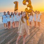 Danielle Busby Instagram – Night at the beach to celebrate our KB turning 13🥳 When you and your bestie have daughters 4 months apart, they are totally born with a besties already! Love the friendships BB & KB have been born into 😝 HAPPY BIRTHDAY Kennie Lane. We love you!!
#bestie #friendship #itsabuzzworld