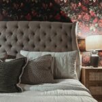 Danielle Busby Instagram - 🛌It’s SLOWLY 😐 coming along! I wanted a Modern Moody Bedroom & shout out to @thedignifiedhome for creating it for me! Wallpaper is exactly the vibe I wanted! Love it so much, & of course is floral #myobssesion I can’t wait to share the finished room soon! #bedroommakeover #itsabuzzworld