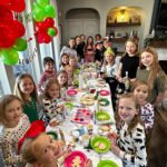 Danielle Busby Instagram - Busby 5th Annual Christmas PJs & Cookie Decorating Party 🎄🍪 Love our yearly traditions with our LC Framilies ❤️💚 #itsabuzzworld #outdaughtered #christmasparty #cookiedecorating #pjparty