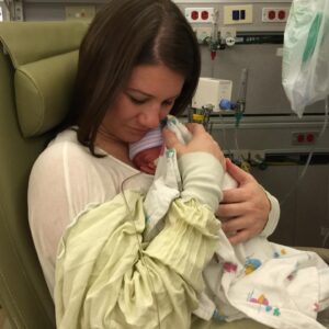 Danielle Busby Instagram - My little LuLu 💕 Olivia Marie 💕 Baby B of my quintuplets   also identical twin with Ava. You sure do bring so much joy into our lives 🤗 You are such a character and love to make others laugh… full of jokes, fart noises and silly faces all the time. Your heart has grown so big and it is filled with compassion and empathy (something I lack at as an adult) but you teach me so much with your care and sympathy for others. I will always have an extra special memory with you, since you were the first of my quintuplet NICU babies I got to hold… filling my Mama heart up so big on the day I was getting discharged from the hospital after having y’all. I love the little person you are growing into and I wouldn’t change a thing about you! 
Celebrating you this month as a #nicugraduate 8 years ago 💚 Thank you Lord for this precious child 💚 #nicuawarenessmonth💚 #nicubaby #itsabuzzworld #outdaughtered #identicaltwins #quintuplets