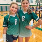 Danielle Busby Instagram - So proud of our BB at her first 7th grade volleyball game 🏐And with her bestie!!! Just doesn’t get much better than that 🤗 Way to go girls!! #volleyball #itsabuzzworld