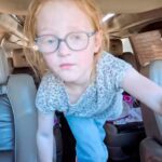 Danielle Busby Instagram - As a parent, I’m just happy the kids want to help even though it’s not always the right way… Always love going through the footage of the day on the cameras… here is Hazel cleaning the car well… just smearing the cup holder funk on the windows… you can watch the full vlog on our YouTube channel now. #itsabuzzworld #outdaughtered #kids #family #vlog