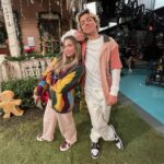 Danielle Fishel Instagram – I wish I was taller than this picture makes me look, but I’m not. 🤣 Also, @malachibarton grew at least an inch in three weeks! Love directing on Villains of Valley View with some of my favorite people ever.