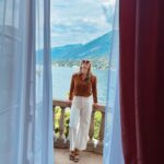 Danielle Savre Instagram - Taking in that #lakecomo ☀️ I have barely posted this summer but I’ll try to do my best to retroactively post a few of my favorite memories. ❤️#betterlatethanever