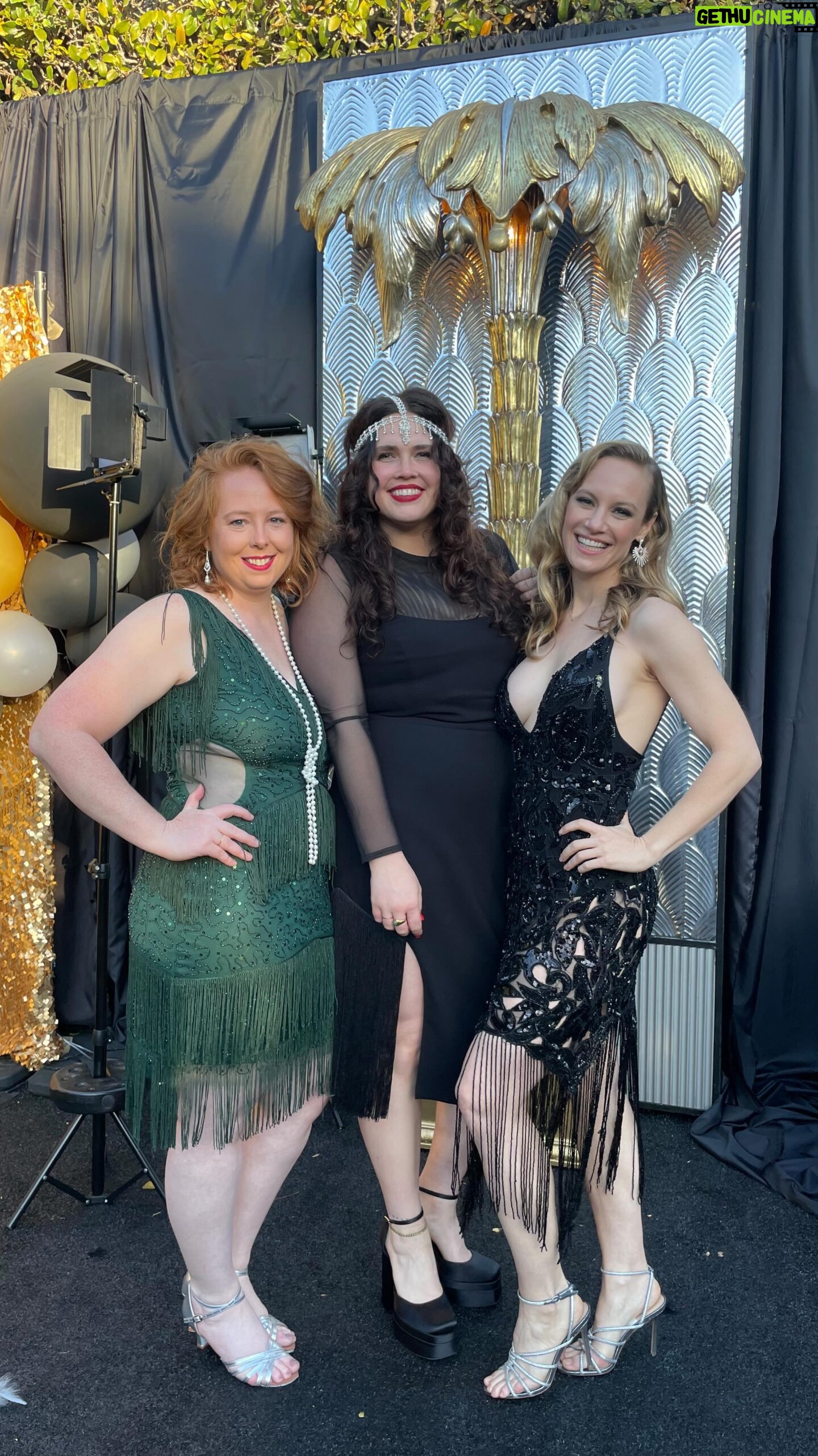 Danielle Savre Instagram - Took a page out of #GreatGatsby to celebrate @greysabc roaring into its 20th season🍸✨ Congrats!!
