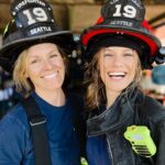 Danielle Savre Instagram - Tonight’s episode will make your head spin🧼🚗 None of it would be possible without @iamlaurenshaw who always tackles the wildest stunts and makes them look easy! @station19