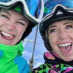 Danielle Savre Instagram – Epic besties trip!!!! 🏂  #girlstrip #snowbunnies❄🐰 #easterweekend❤️