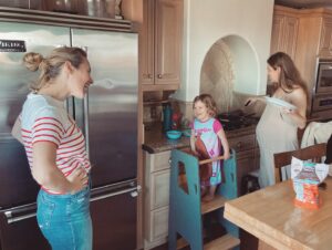 Danielle Savre Instagram - Feeding my ❤️ and soul with the growing freeman family 🍳 😎 🤰🏻