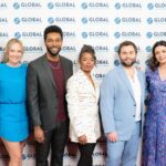 Danielle Savre Instagram - It was an absolute honor to walk down the runway in style with Hussein at the @globaldownsyndrome #bebeautifulbeyourselffashionshow this last weekend!! I’m thankful to have been part of such a magical night to fight for life changing #downsyndrome research and medical care and to celebrate the Down syndrome community. Thank you @caterinascorsone for the invite and introduction! 💙