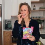 Danielle Savre Instagram - What a sugar high!🍬🍬🍬 Thank you so much to everyone who sent all of these sweets my way. Trying different foods from around the world will always be one of my favorite ways to connect with you all🫶🏻✨ #tasteof