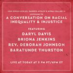 Danneel Ackles Instagram - Today at 3 PM PT/6 PM ET, @jensenackles, @misha, and I will be joining live to listen to a conversation about this painful crossroads moment and the possibilities it presents. Our panelists are 4 powerful activists of color: @realdaryldavis, @rev_deborah_johnson, @baratunde & @brionajenkins