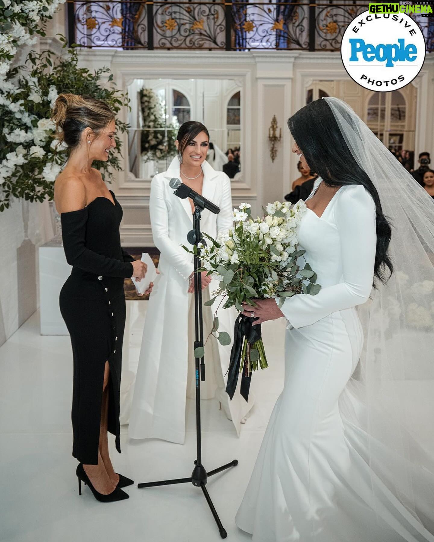 Daria Berenato - 126.9K Likes - Daria Berenato and Toni Cassano have officially tied the knot! 💍 The WWE star and her fitness model fiancée said “I do” on Feb. 10 at The Legacy Castle in New Jersey — a sprawling venue that the brides joke was ironically quite big for their “intimate” ceremony — surrounded by 140 of their closest family and friends. And get this— the ceremony was officiated by Maria Menounos!
Tap our bio link to learn all about their beautiful union. | 📷 : @alykuler_photography