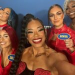 Daria Berenato Instagram - Squad goals Family Feud Edition. ❤️💋 #TeamBianca @biancabelairwwe @familyfeudabc @wwe