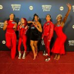 Daria Berenato Instagram - Squad goals Family Feud Edition. ❤️💋 #TeamBianca @biancabelairwwe @familyfeudabc @wwe