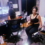 Dascha Polanco Instagram - In the studio with my @calia on. Alongside one of my faves ! @suzi Te quiero manita 💕 📸: @soundtrackwon